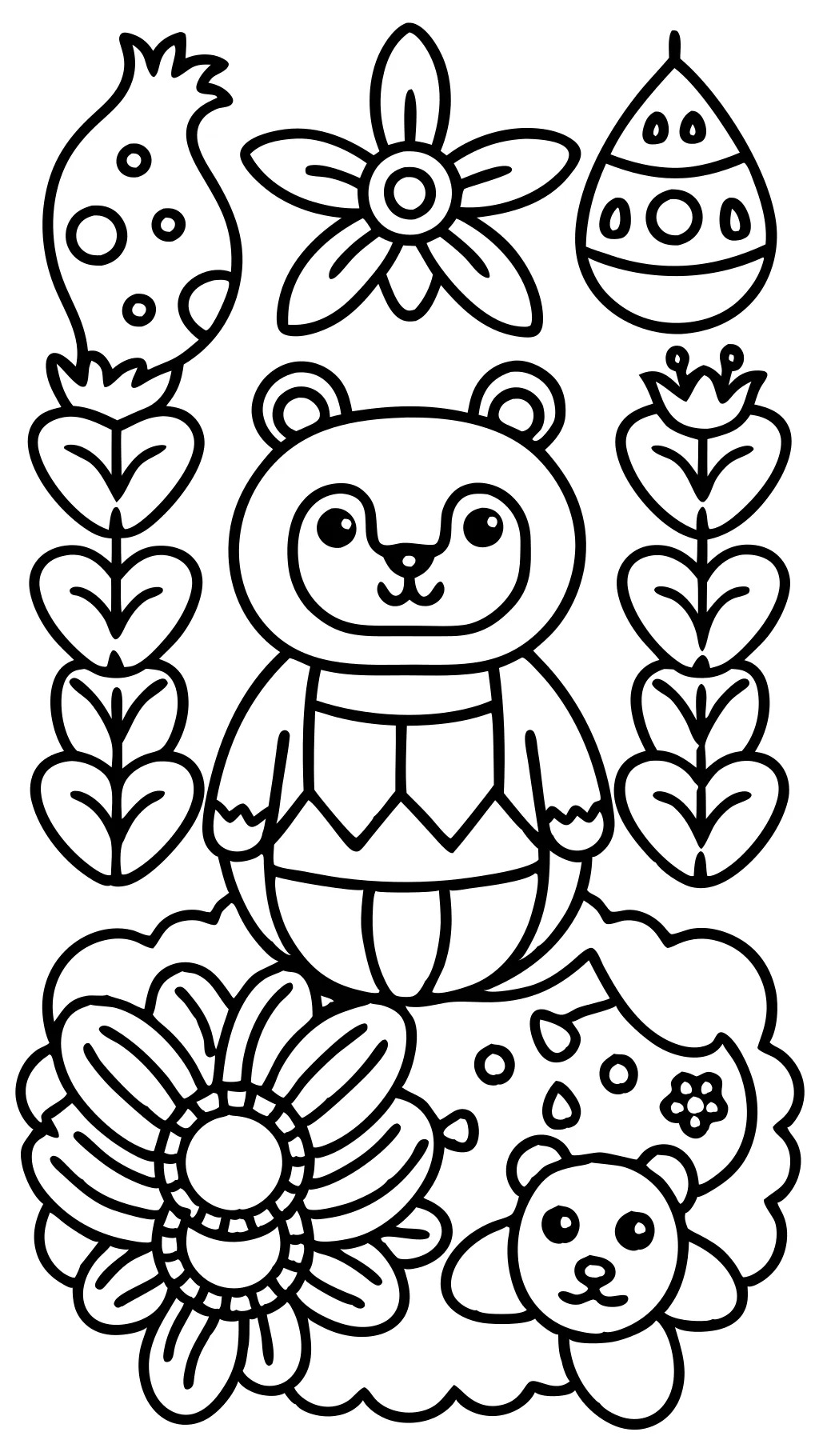 felt coloring pages